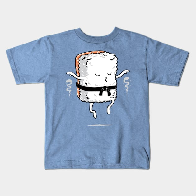 Master Sushi Kids T-Shirt by triagus